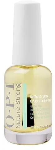 OPI Nature Strong Skincare Glow Up - Aceite para Uñas y Cutículas - Tratamiento con Vitamina E - Aceite para Uñas Dañadas (15ml)