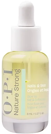 OPI Nature Strong Skincare Glow Up - Aceite para Uñas y Cutículas - Tratamiento con Vitamina E - Aceite para Uñas Dañadas (8ml)