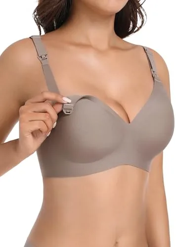 Kohentact Sujetador de Lactancia Inalámbrico – Máxima Comodidad para Embarazo y Lactancia, Dormir