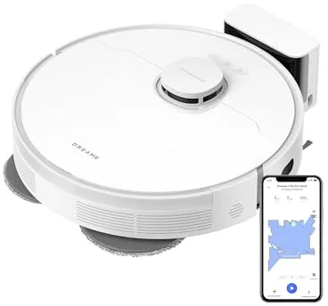 DREAME L10s Pro Gen 3 Robot Aspirador y Friegasuelos Inteligente, Succión Vormax de 13.000 Pa, Sistema de Fregado DuoScrub, Mopa con Elevación Automática de 7 mm, Alcanza lo Inalcanzable, 5.200 mAh