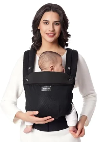 Momcozy Portabebés de Malla Transpirable, Ergonómico y Ligero, para Bebés de 3–24 Meses con Diseño de Espalda en X y Soporte Lumbar Mejorado, Comodidad Todo el Día para Crianza con Manos Libres