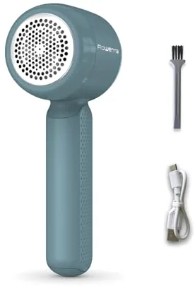 Rowenta Easy Care, Quitapelusas Eléctrico, Recargable, Autonomía 60 min, Rejilla de Acero Inoxidable, Rápido y fácil de Usar, Color Azul, JA8002E0