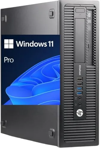 HP - EliteDesk 800 G1 | Negro | Intel Core i5‑4570 3,2 GHz | 16 GB RAM DDR3 | SSD 240 GB | Lector DVD | Windows 11 Pro (Reacondicionado)