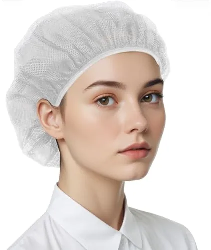 Trinkrittey 6 gorros elásticos de cocinero unisex, redecilla ajustable ajustable de malla transpirable, gorro para el pelo, gorro para el pelo, gorro para cocina, gorro de cocina, servicio de