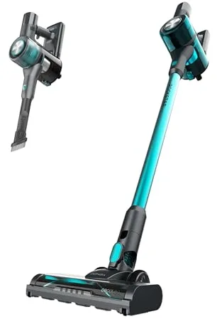 Cecotec Aspiradora Escoba sin Cable Conga Rockstar P50 X-Treme. 80AW, 20000Pa, Motor BDLC con 265W, Autonomía 50mins en Modo Eco, Cepillo Mixto con HairOut, Antienredos, Depósito XXL