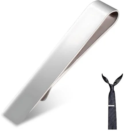 GILWUMO 1 Unidad - Pasador de Corbata Clásico para Hombre, Elegante Accesorio para Traje, Ideal para Reuniones de Negocios, Bodas, Fiestas y Uso Diario
