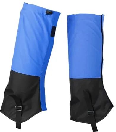 Youding Polainas Antideslizantes para Hombre | Polainas Impermeables para Senderismo y Botas | Protector Ajustable de Piernas Unisex | Actividades Outdoor Verano Invierno Nieve Escalada Running