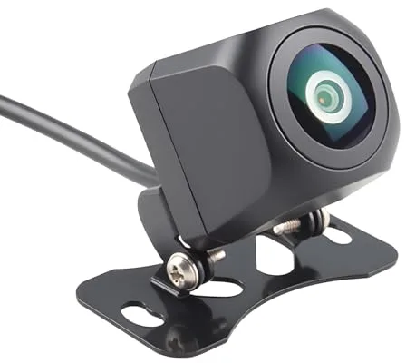 Adecuado para Coche Camión SUV RV – Cámara de Visión Trasera AHD 4K Aurora con Lente Ojo de Pez Gran Angular 175°, Resolución 1280x720, Impermeable IP67/68, Interfaz RCA, Visión Nocturna Mejorada y Fá