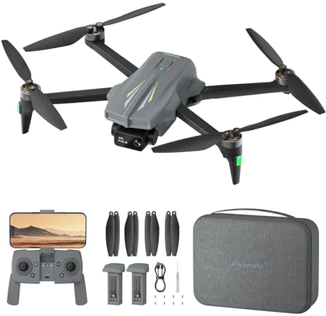 Ameta S20 Dron con Camara 4K, GPS Drone para Adultos y Niños con Cámara/Retorno Automático/ 50 Minutos de Vuelo/Modos Inteligentes/Sigueme/Gestos Control, Mini Dron Menos de 249g