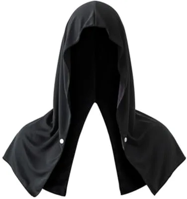 Polaina de cuello transpirable para deportes al aire libre, tela de secado rápido y absorción para senderismo, camping, gimnasio, toalla de refrigeración con diseño de hebillas ocultas, Negro, Talla