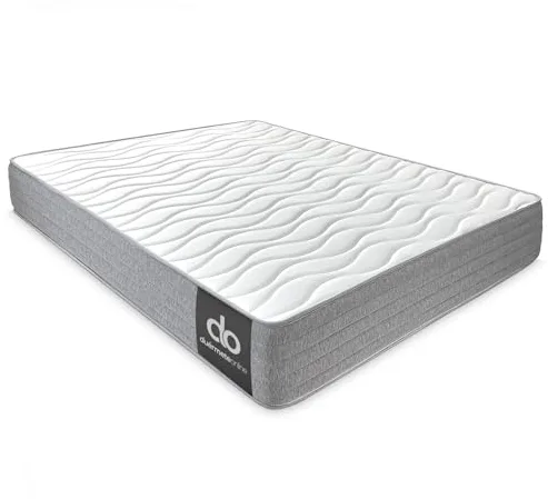 Duérmete Online - Colchón 105 x 200 Viscoelástico Frida con Cara Invierno/Verano, Ergonómico, Confort y Dureza Óptimos, Higiénico y Transpirable, Grosor 25cm