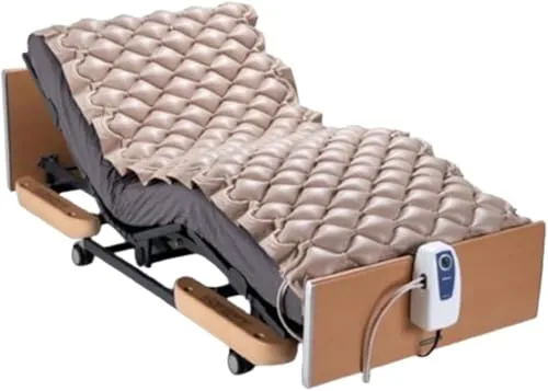 SY-200 – Colchón Antiescaras de Aire Alternante. Colchon Antiescaras con Compresor Silencioso para Cama 90 cm – Medidas Reales 88x200 cm – Prevención de Úlceras por Presión.