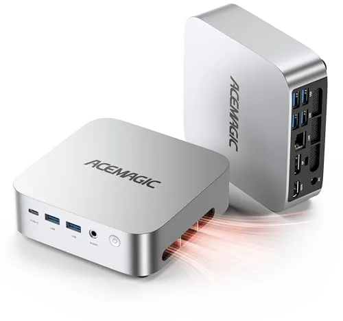 ACEMAGICIAN K1 Mini PC, AMD Ryzen 4300U (hasta 3.7 GHz), 16GB DDR4 RAM 512GB SSD, Radeon Graphics, Windows 11 Pro, WiFi 5 | BT 4.2, 4K Triple Display, Mini Ordenador para Oficina y Hogar