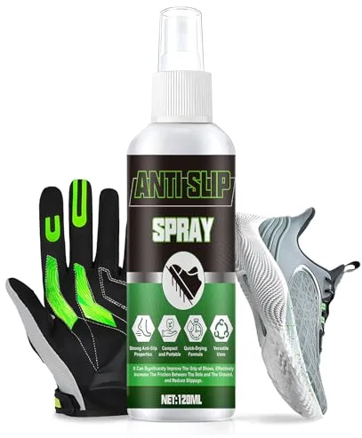 WEILAOK Spray Agarre de Zapatos, 120ml Genérico Spray de Agarre para Zapatillas de Baloncesto, Antideslizante, Mejora el Agarre, Apto para Todo Tipo de Calzado Deportivo