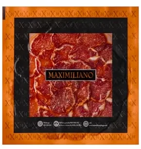 Maximiliano Jabugo - Lomo de Bellota 100% Ibérico | Estuche 80gr Loncheado | Adobo Tradicional con Pimentón | Curación Natural en Jabugo | Embutido Ibérico Gourmet