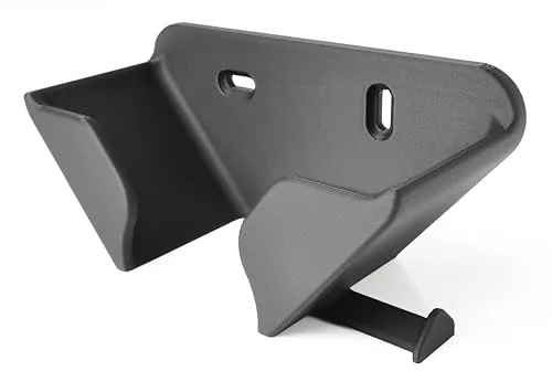 Ricreo Soporte de pared para raqueta de pádel y tenis – Porta raqueta de pared cómodo y antiarañazos | Apto para todas las raquetas estándar | Ahorra espacio resistente con tornillos y tacos incluidos