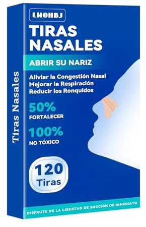 120 Pcs Tiras Nasales Antironquidos, Nasal Strips Parches Nasales Para Evitar Ronquidos, Antirronquidos Para Dormir, Mejora la Respiración y el Sueño Mejorando el Flujo de aire (Marrón)