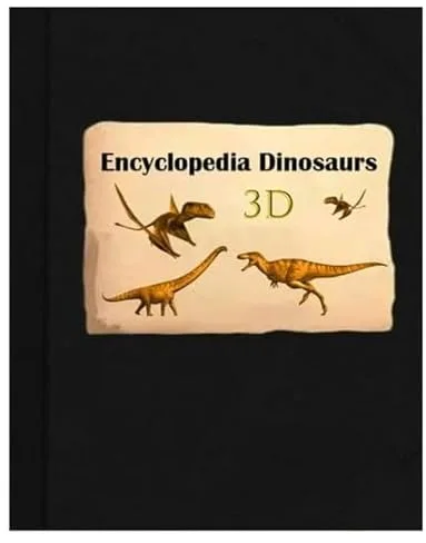 Enciclopedia de dinosaurios en 3D. Dinosaurios prehistóricos. Enciclopedia interactiva y emergente para niños.