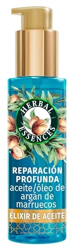 Herbal Essences Elixir Reparador Profundo Con Aceite De Argán De Marruecos 95ml Para Un Pelo Suave Y Brillante. Penetra Profundamente En El Pelo Para Nutrir, Fortalecer Y Reparar
