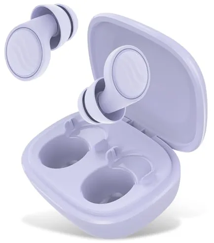 Tapones oidos ruido dormir, tapones oidos cancelacion de ruido Reutilizables con 7 pares de almohadillas de silicona, tapones para dormir para estudiar, concentrarse, viajar y asistir negro