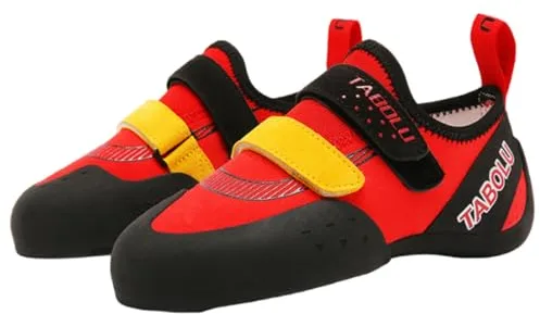 Zeihyeurus Zapatos De Escalada para Hombres Y Mujeres,Zapatos para Principiantes Escalada,Zapatillas de Entrenamiento para Boulder,Ligeros,Respirable,para Principiantes En Interiores