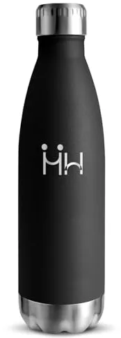 Botella Agua Acero Inoxidable Sin BPA 500ML, Botella Agua Niños Termica, Acero Inoxidable 18/8, Garrafa Termica, A Prueba de Fugas Reutilizable, Cantimplora Termo para Camping, Gimnasio, Escuela