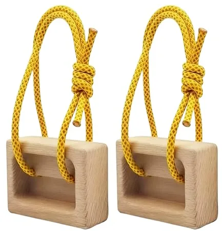 Hangboard Portátil - Kit Portátil de Agarre para Dominadas con Cuerda y Mosquetón Ajustables - Entrenador Compacto de Agarre para Fingerboard,Para Escaladores, Uso En Gimnasio, Interior Y Exterior, Pa