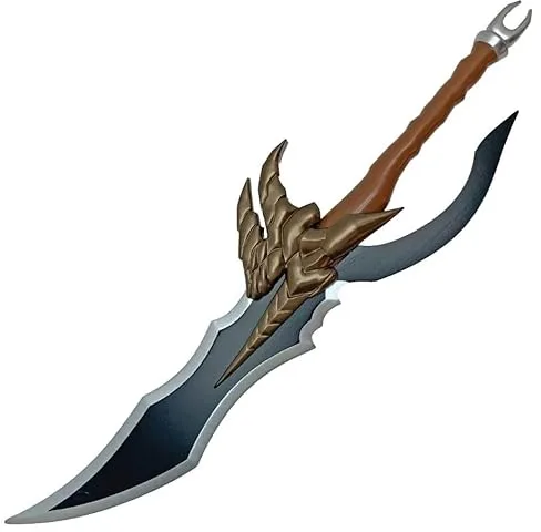 AMONT | Daga Decorativa Colmillo de Veneno de Kasaka Solo Leveling | Réplica Sung Jinwoo Exhibición Cosplay Colección Anime sin Filo Material Bambú | EYM