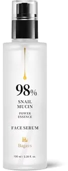 Serum Facial con 98% de Baba de Caracol,Colágeno Hidrolizado y niacinamida,Serum Acido Hialuronico,Serum Antimanchas y Antiarrugas,Efectivo Skin Care,Antiojeras Mujer,hidratante facial,100ml