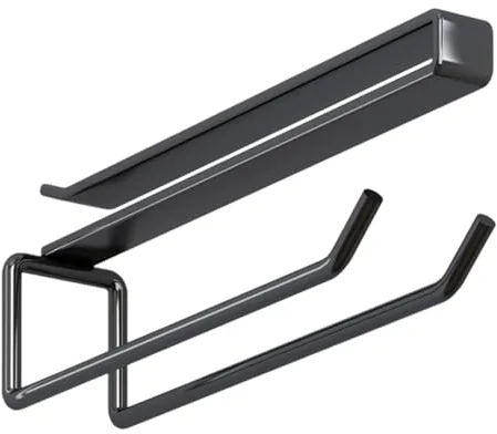 Soporte Bajo Armario - Soporte Para Copas De Vino | No Metal Poco Sobremesa De Perforación Bajo La Encimera, Soporte De Cristalería De Vidrio De Gabinete, Soportes De Cristalería Para Pantalla De Mang