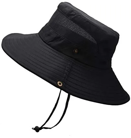 Sombreros Hombre Sombrero Pescador Gorro Safari Sun Hat Ropa Senderismo Explorador Mujer Surf Sombrilla con Ventilador Gorra La Protector Cuello Nuca XXL De Impermeable Refrigerante Paraguas Talla 62