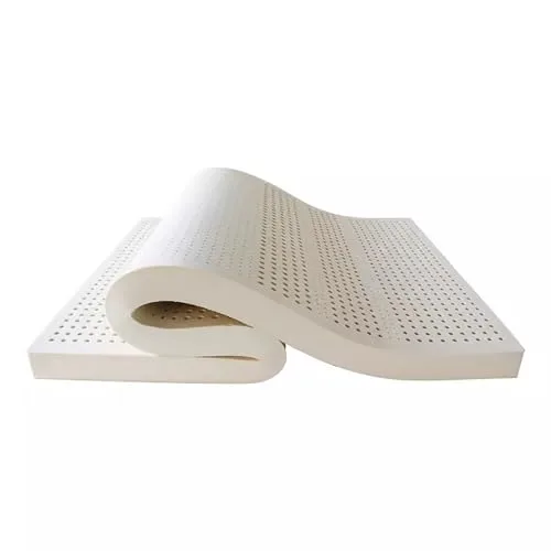 Colchón de látex Natural, cubrecolchón 100% látex Natural, Suave y portátil, 2,5 cm de Grosor, Alivio orgánico de la presión, Ideal para Camas de 150 x 190 cm, solución ecológica para dormi