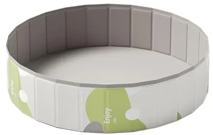 Piscina Plegable para Mascotas, bañera Plegable de PVC, Piscina para Mascotas con diseño no Inflable, bañera de Ducha con Forma, Accesorio de baño portátil, diversión acuática Interior y