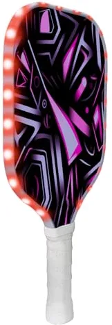 Paletas de Pickleball de Fibra de Vidrio,Paletas de Pickleball de Fibra de Vidrio - Raqueta Ligera de de - Suministros para Exteriores y Principiantes Antideslizantes con núcle