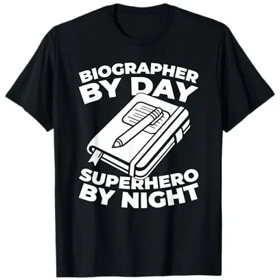Biógrafo Personajes Historia Escritura - Biógrafo Camiseta