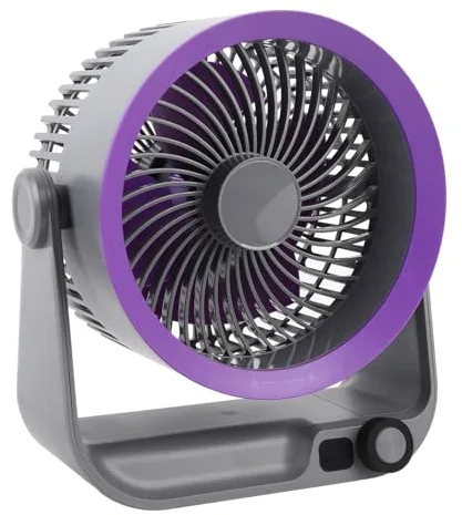 SENECESLI Circulador de Aire Silencioso y Potente Ventilador de Refrigeración para Toda la Habitación, Circulador de Aire Portátil Inalámbrico de Escritorio para Cocina, Sala de Estar y Dormitorio