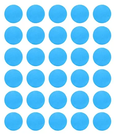 outdoorm 30 pelotas de golf de espuma EVA de 21,5 mm, pelotas de golf de práctica de espuma para entrenamiento en interiores y exteriores (Azul)