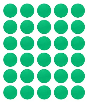 outdoorm 30 pelotas de golf de espuma EVA de 21,5 mm, pelotas de golf de práctica de espuma para entrenamiento en interiores y exteriores (Verde)